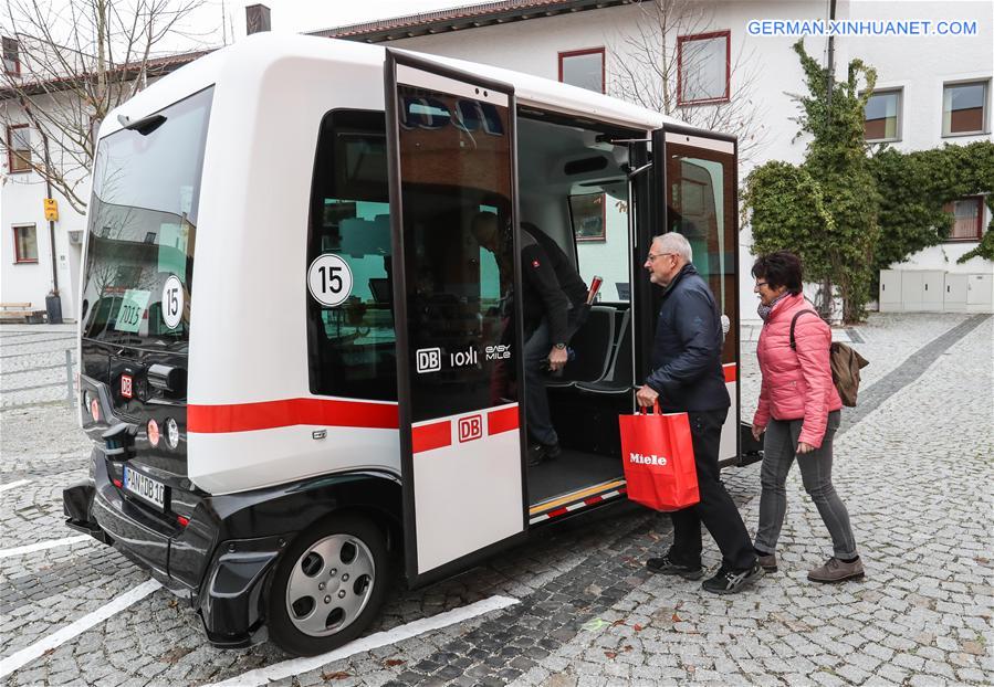 GERMANY-BAD BIRNBACH-DRIVERLESS SHUTTLE BUS