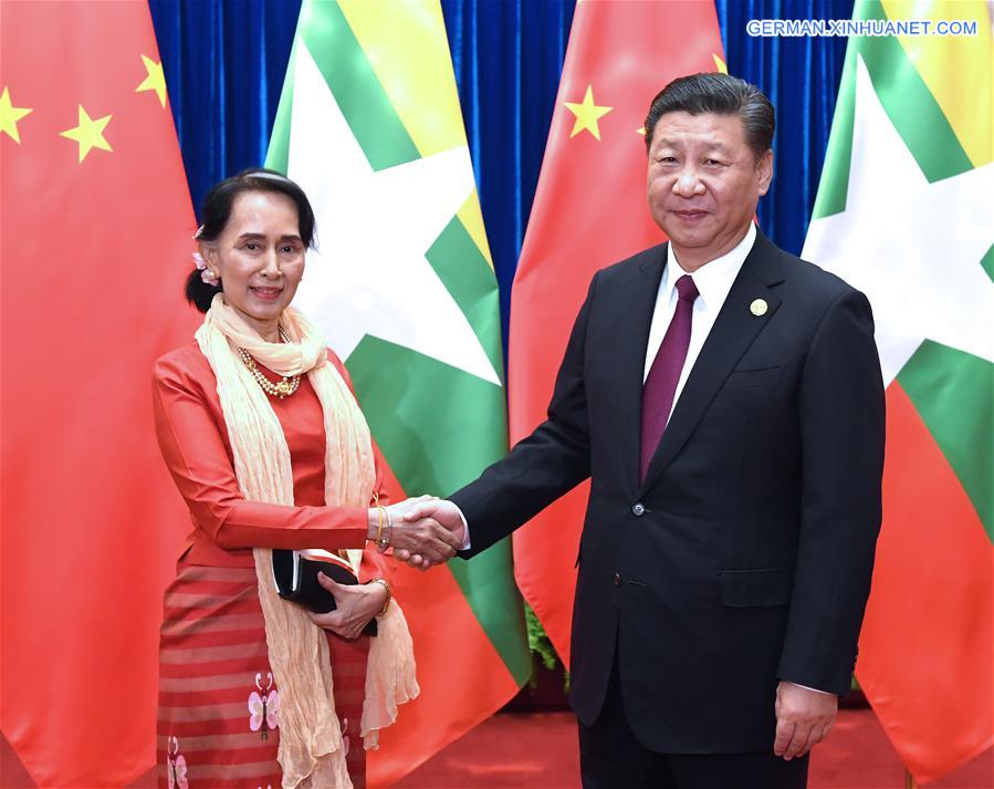 CHINA-MYANMAR-XI JINPING-MEETING (CN)
