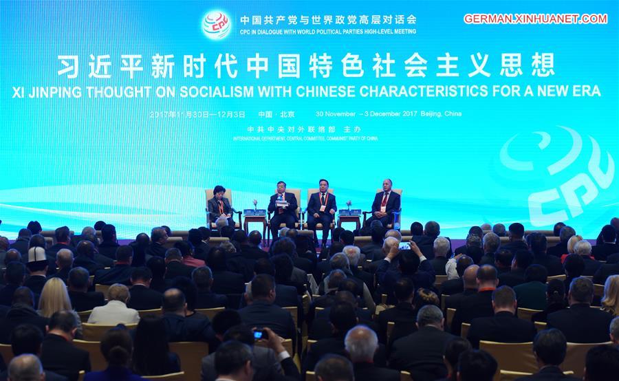 CHINA-CPC-WORLD POLITICAL PARTIES-DIALOGUE-THEMATIC CONFERENCE (CN)