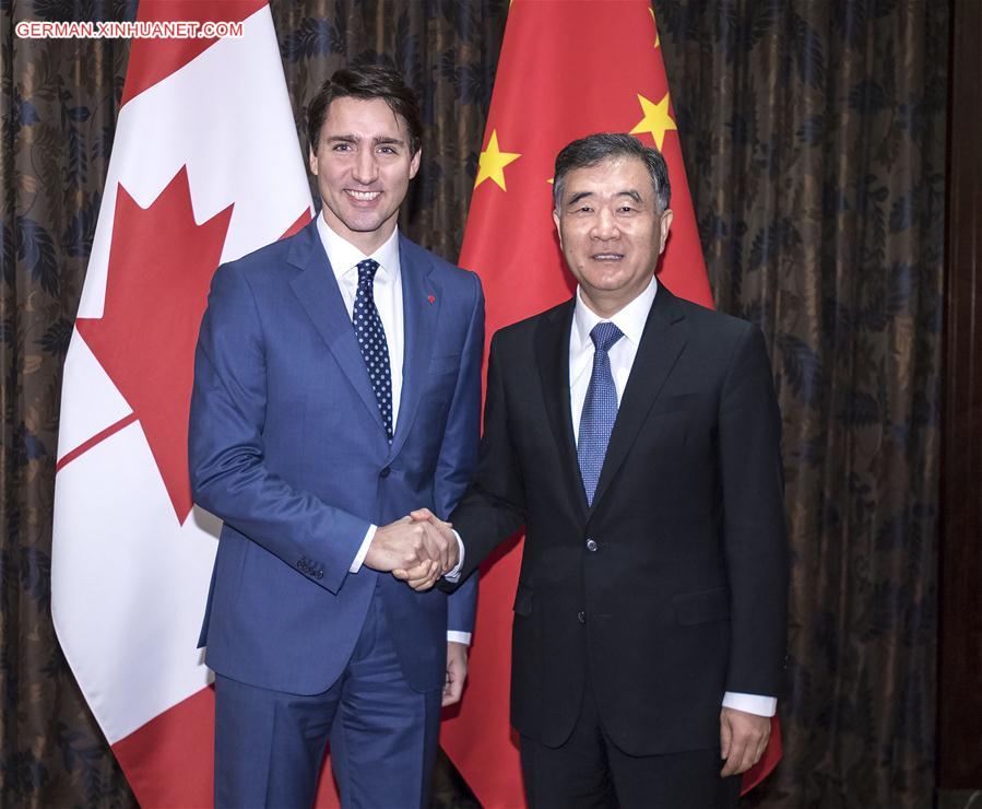 CHINA-GUANGZHOU-WANG YANG-CANADIAN PM-MEETING (CN)
