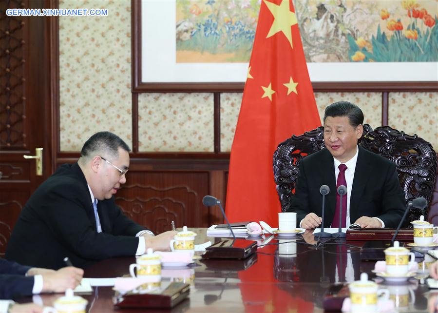 CHINA-BEIJING-XI JINPING-MACAO-MEETING (CN)