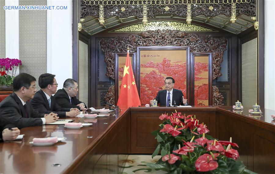 CHINA-BEIJING-LI KEQIANG-MACAO-MEETING (CN)