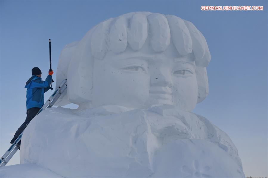 CHINA-JILIN-SNOW SCULPTURE FESTIVAL (CN)