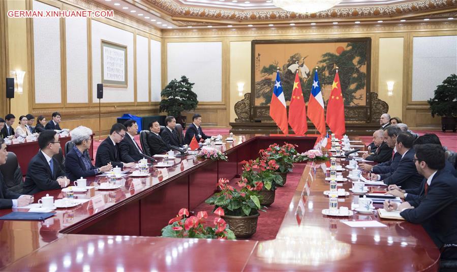 CHINA-BEIJING-ZHANG DEJIANG-CHILE-MEETING (CN)