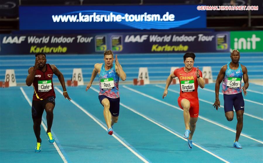 (SP)GERMANY-KARLSRUHE-IAAF WORLD INDOOR TOUR-MEN'S 60M