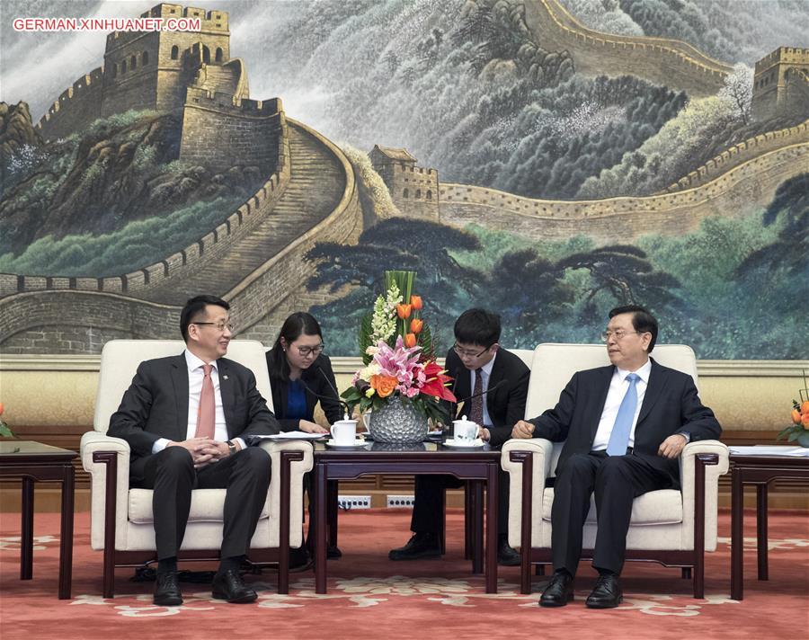 CHINA-BEIJING-ZHANG DEJIANG-MONGOLIAN GUEST-MEETING (CN)