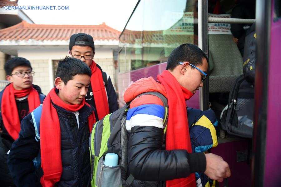 CHINA-SPRING FESTIVAL TRAVEL RUSH-MIGRATORY STUDENTS (CN)