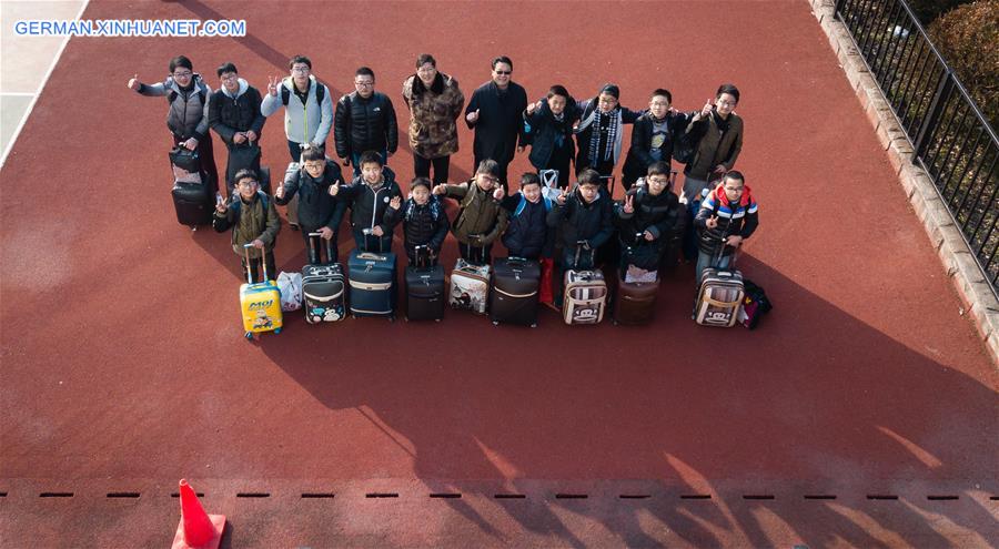 CHINA-SPRING FESTIVAL TRAVEL RUSH-MIGRATORY STUDENTS (CN)