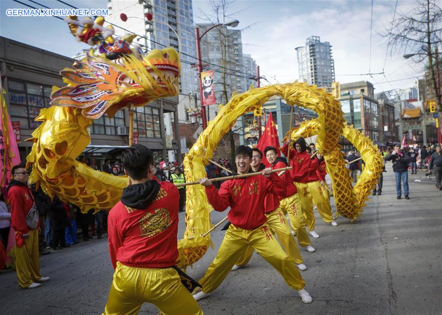 CANADA-VANCOUVER-CHINESE NEW YEAR-PARADE