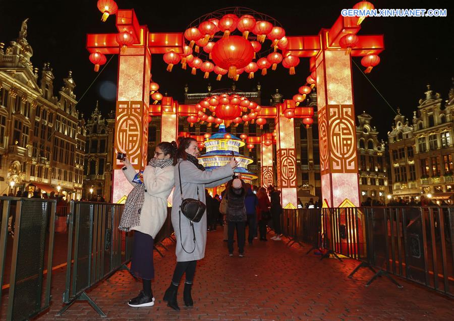 BELGIUM-BRUSSELS-CHINA-LANTERN EXHIBITION