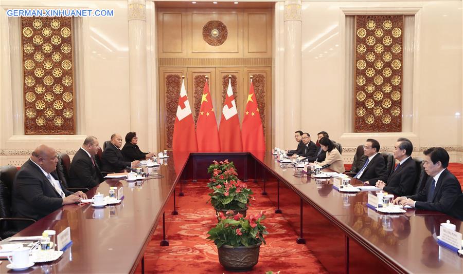 CHINA-BEIJING-LI KEQIANG-TONGA-MEETING (CN)