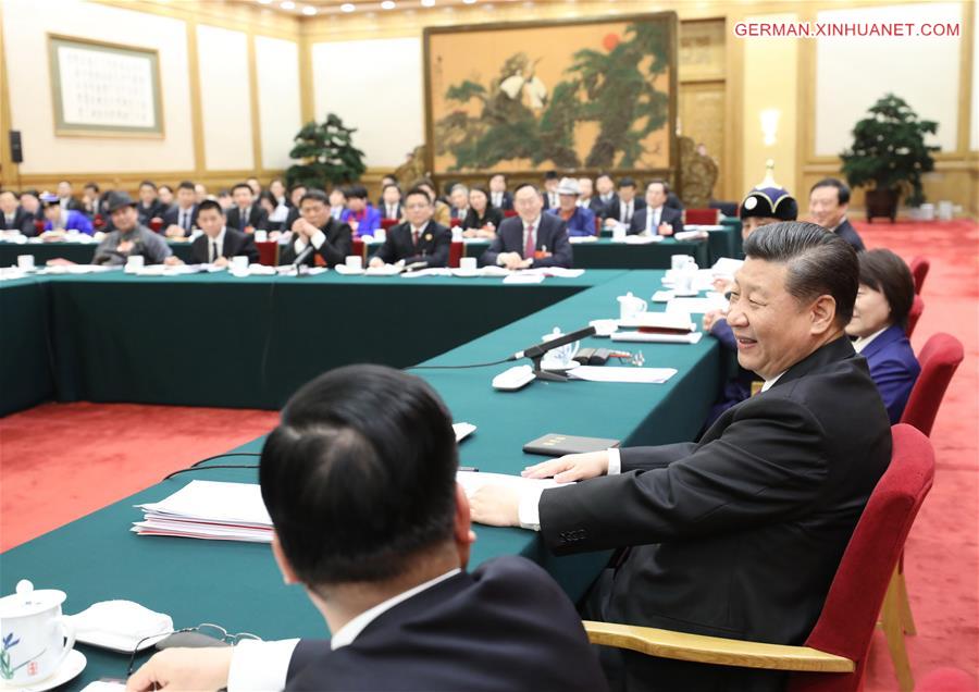 (TWO SESSIONS)CHINA-BEIJING-XI JINPING-NPC-PANEL DISCUSSION (CN)