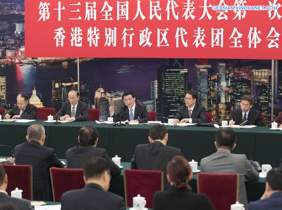 (TWO SESSIONS)CHINA-BEIJING-WANG HUNING-NPC-PANEL DISCUSSION (CN)