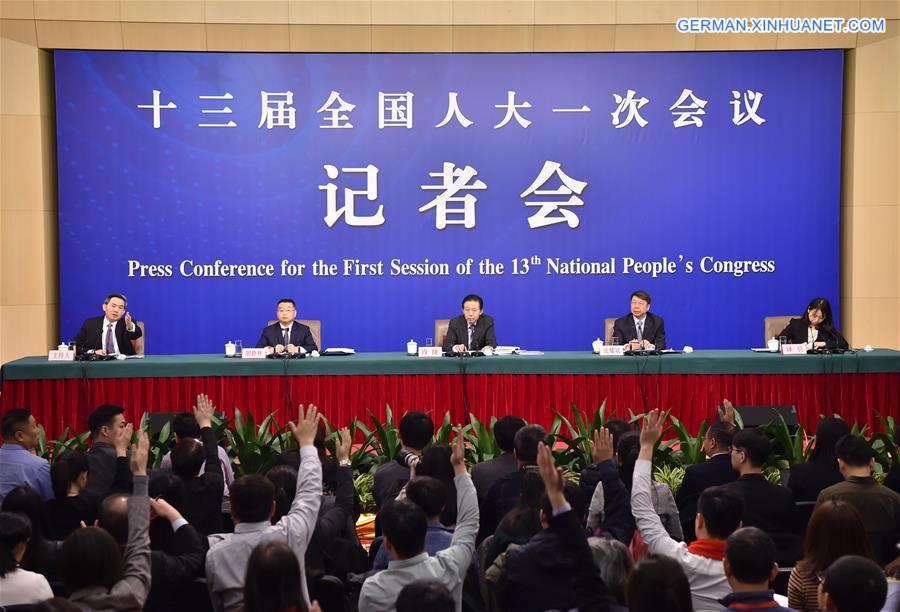 (TWO SESSIONS)CHINA-BEIJING-NPC-PRESS CONFERENCE-FINANCE (CN)