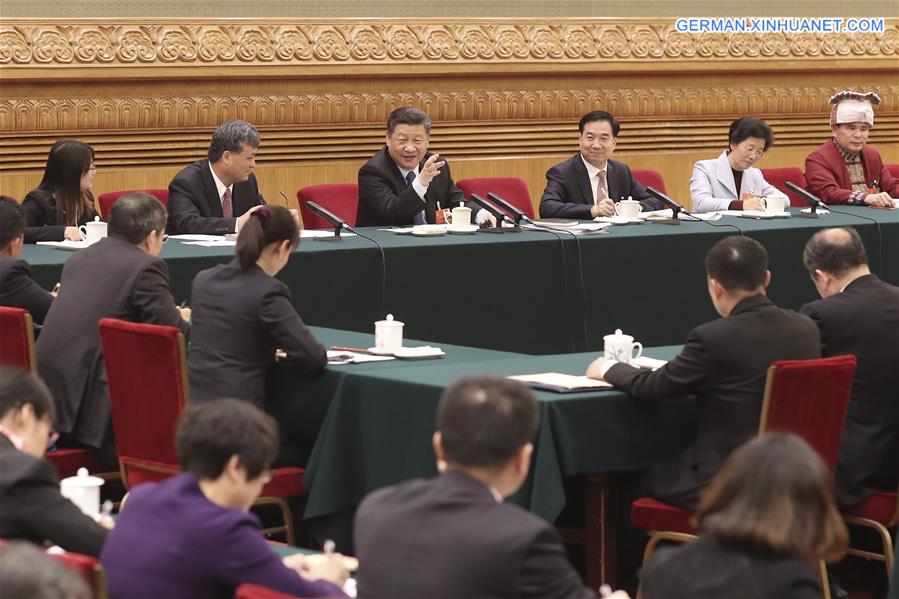 (TWO SESSIONS)CHINA-BEIJING-XI JINPING-NPC-PANEL DISCUSSION (CN)