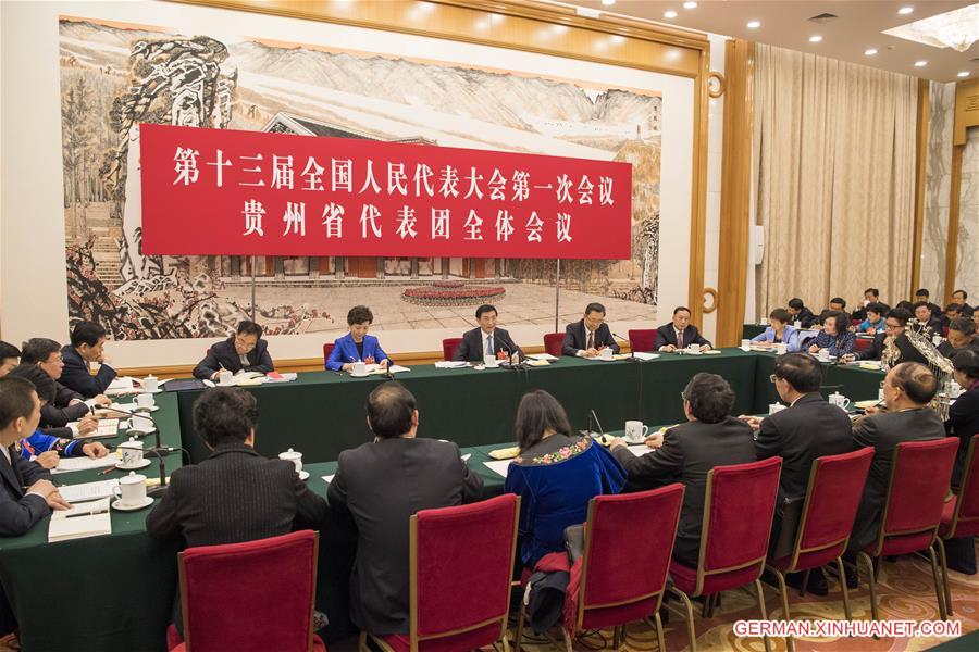 (TWO SESSIONS)CHINA-BEIJING-WANG HUNING-NPC-PANEL DISCUSSION (CN)