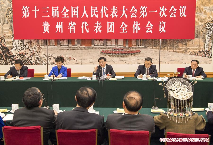 (TWO SESSIONS)CHINA-BEIJING-WANG HUNING-NPC-PANEL DISCUSSION (CN)