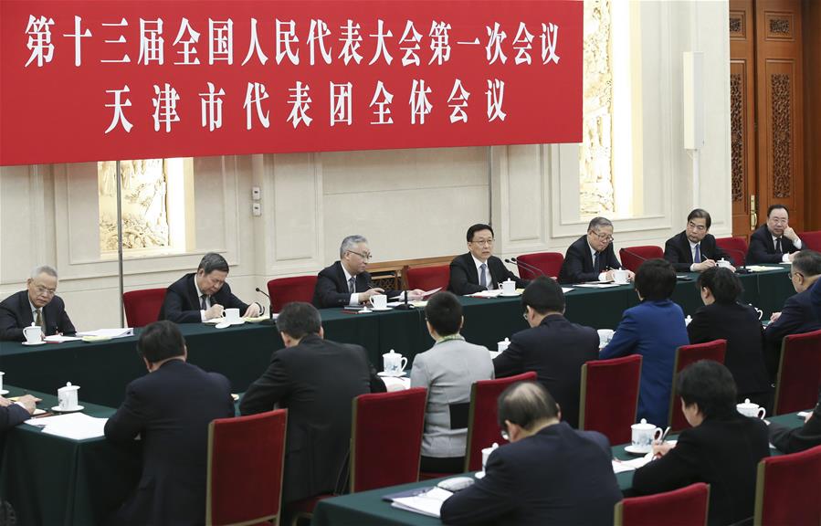 (TWO SESSIONS)CHINA-BEIJING-HAN ZHENG-NPC-PANEL DISCUSSION (CN)