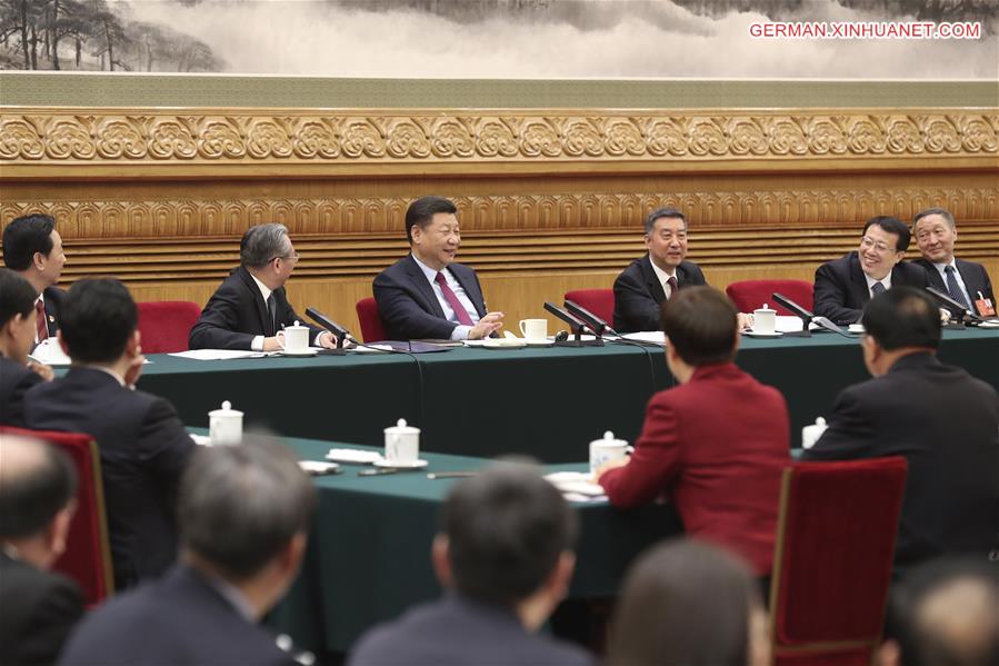 (TWO SESSIONS)CHINA-BEIJING-XI JINPING-NPC-PANEL DISCUSSION (CN)