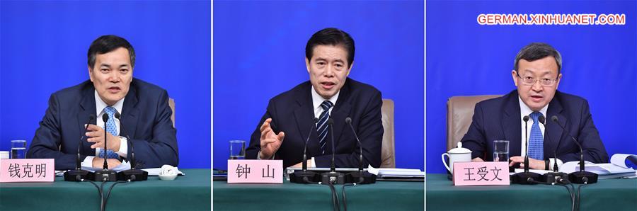 (TWO SESSIONS)CHINA-BEIJING-NPC-PRESS CONFERENCE-COMMERCE (CN)