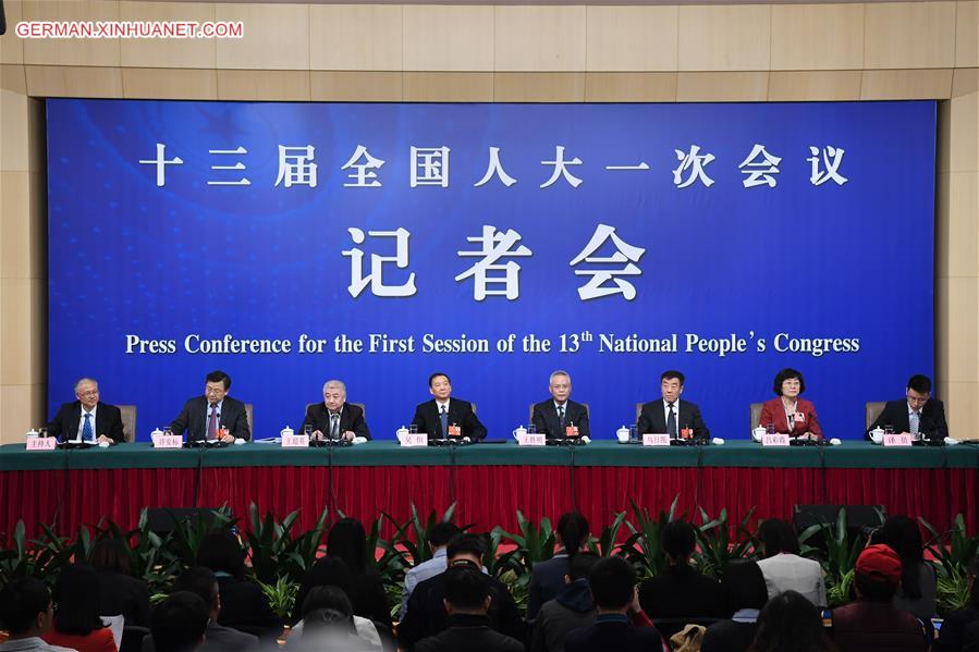 (TWO SESSIONS)CHINA-BEIJING-NPC-PRESS CONFERENCE-LEGISLATION WORK (CN)