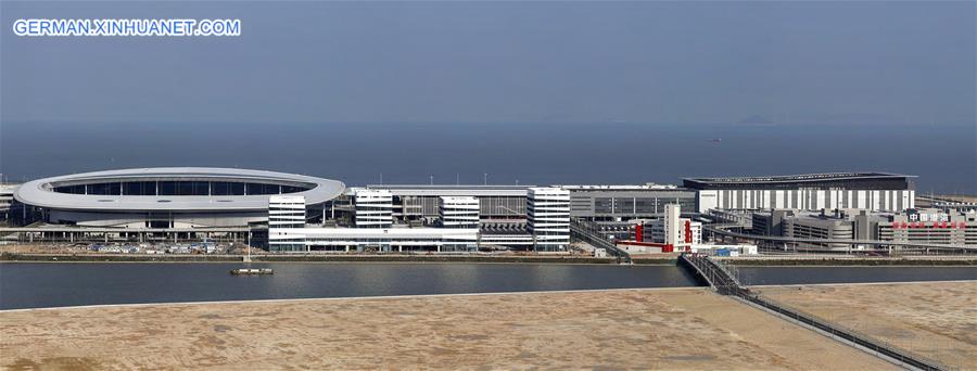 CHINA-MACAO-MACAO BORDER ZONE OF HONG KONG-ZHUHAI-MACAO BRIDGE-HANDOVER (CN)