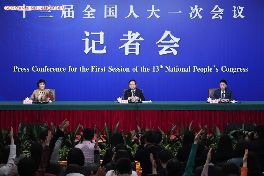(TWO SESSIONS)CHINA-BEIJING-NPC-PRESS CONFERENCE-ENVIRONMENT(CN)