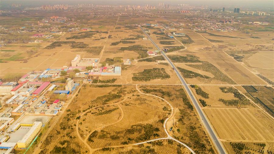 CHINA-XIONGAN NEW AREA-ANNIVERSARY-AERIAL VIEW (CN)