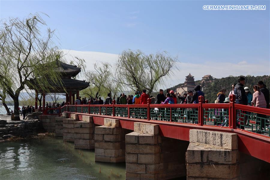 CHINA-BEIJING-SPRING-THE SUMMER PALACE (CN)