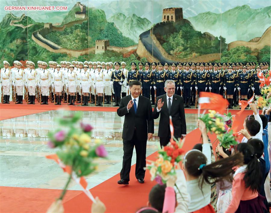 CHINA-BEIJING-XI JINPING-AUSTRIAN PRESIDENT-TALKS (CN)