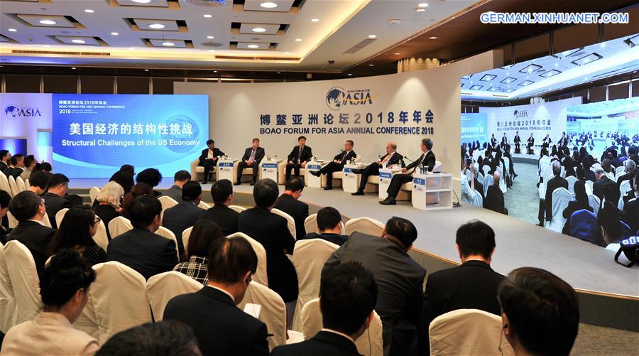 CHINA-BOAO FORUM FOR ASIA-US ECONOMY-CHALLENGES (CN)