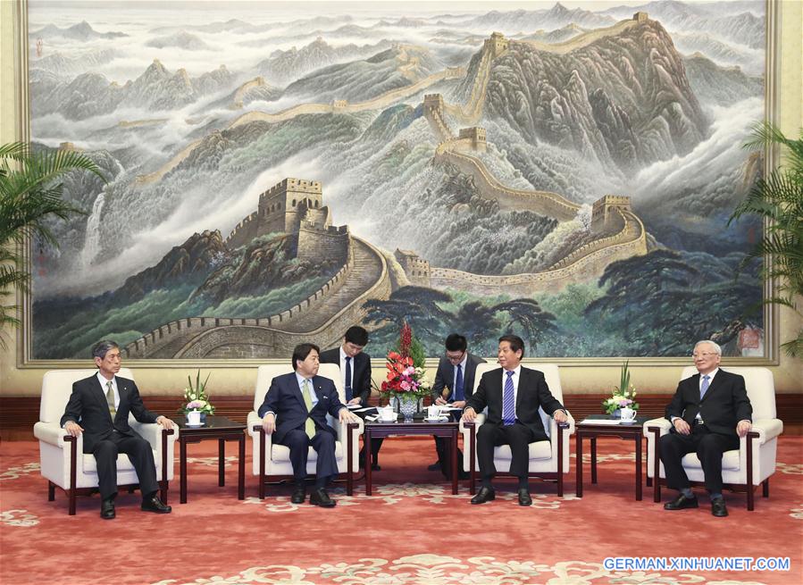 CHINA-BEIJING-LI ZHANSHU-JAPANESE GUESTS-MEETING(CN)