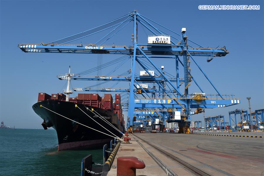 CHINA-QINGDAO-PORT-AUTOMATED CONTAINER TERMINAL (CN)