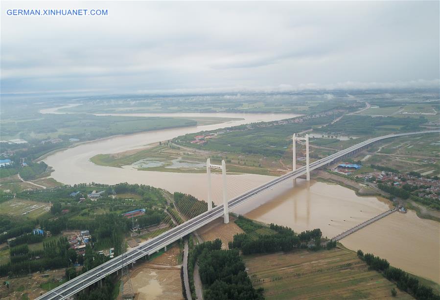 #CHINA-SHANDONG-QIHE YELLOW RIVER BRIDGE (CN)