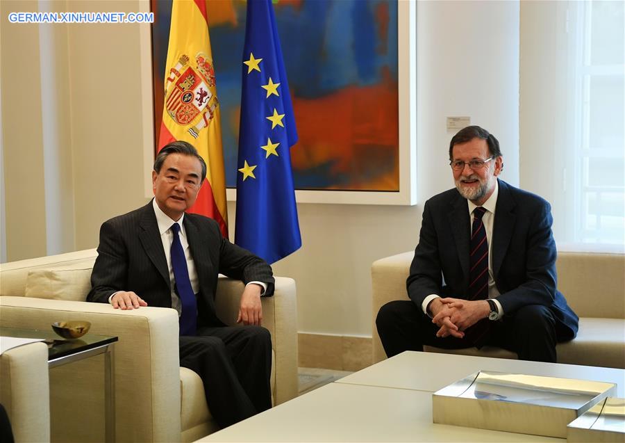 SPAIN-MADRID-CHINA-WANG YI-VISIT