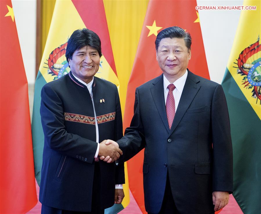 CHINA-BOLIVIA-PRESIDENTS-TALKS (CN)