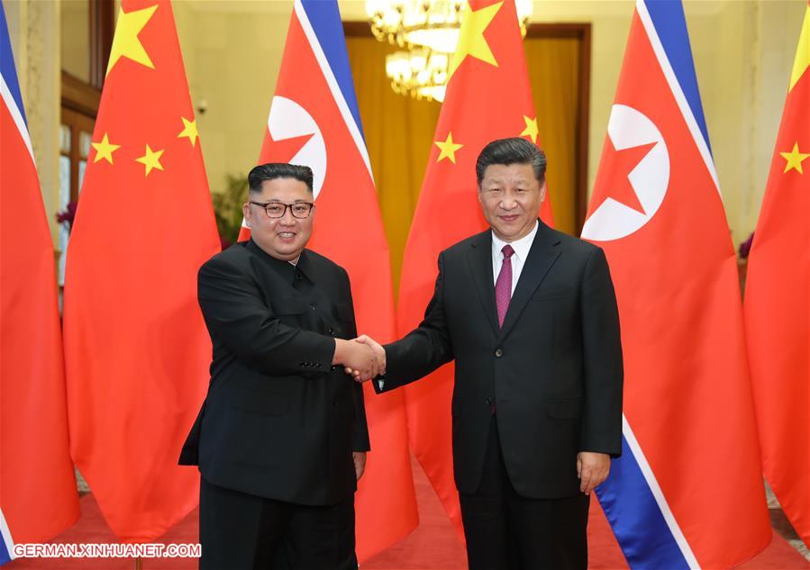 CHINA-BEIJING-XI JINPING-DPRK-KIM JONG UN-TALKS (CN)