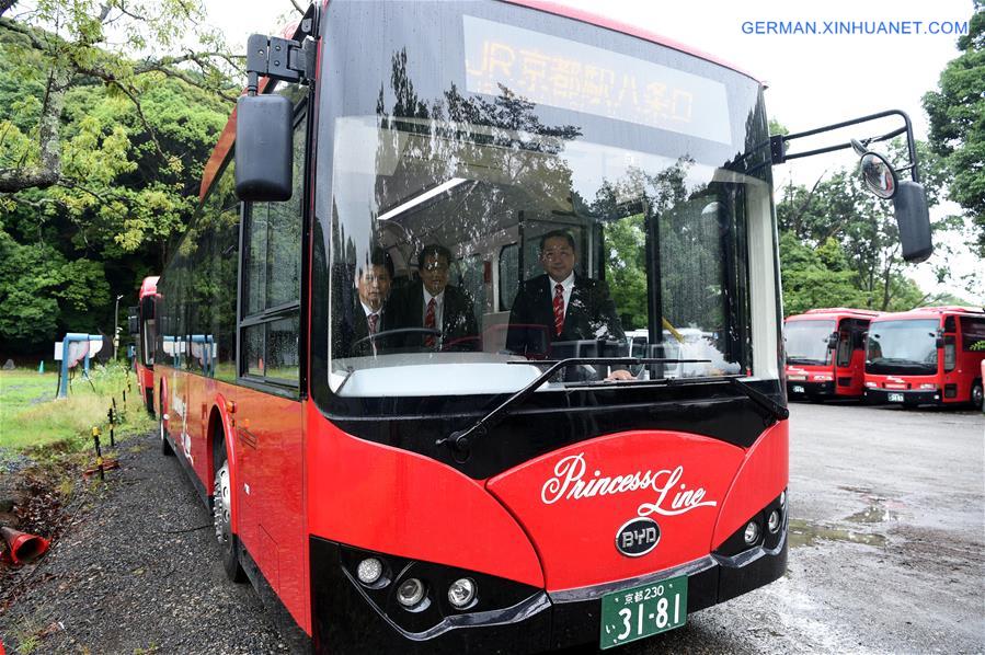 JAPAN-KYOTO-ELECTRIC BUS-BYD