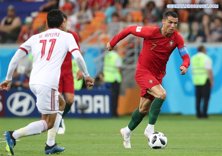 (SP)RUSSIA-SARANSK-2018 WORLD CUP-GROUP B-IRAN VS PORTUGAL