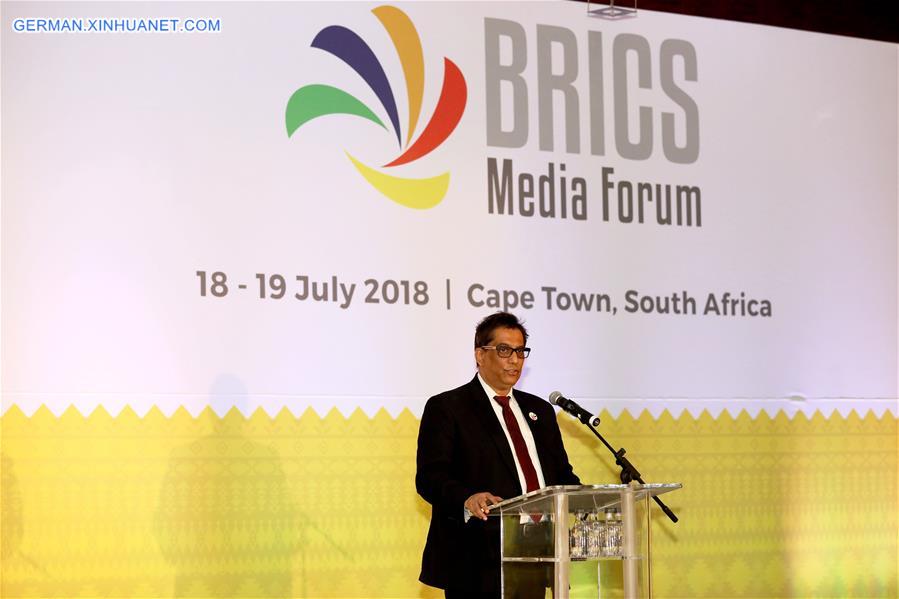 SOUTH AFRICA-CAPE TOWN-BRICS MEDIA FORUM