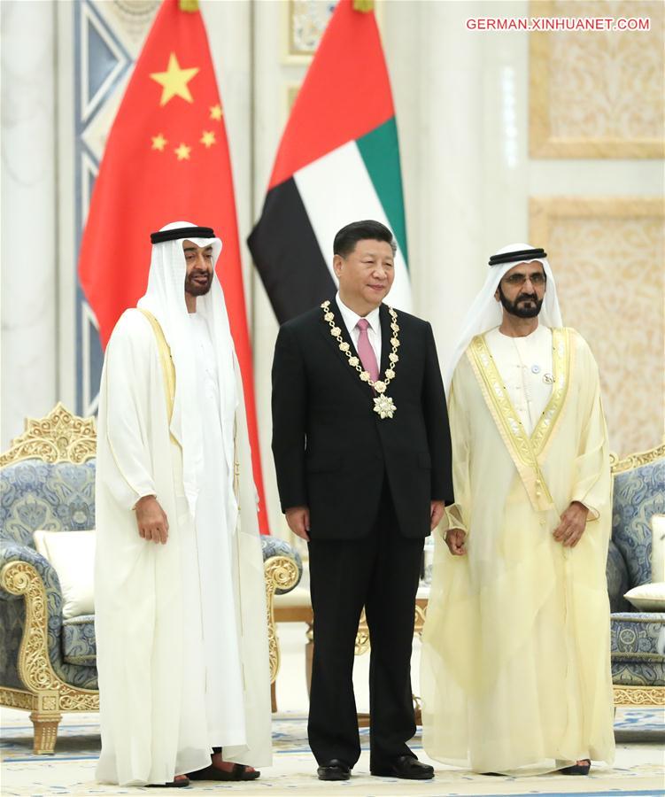 UAE-CHINA-XI JINPING-TALKS