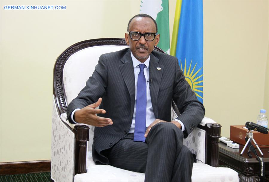 RWANDA-KIGALI-PRESIDENT-INTERVIEW