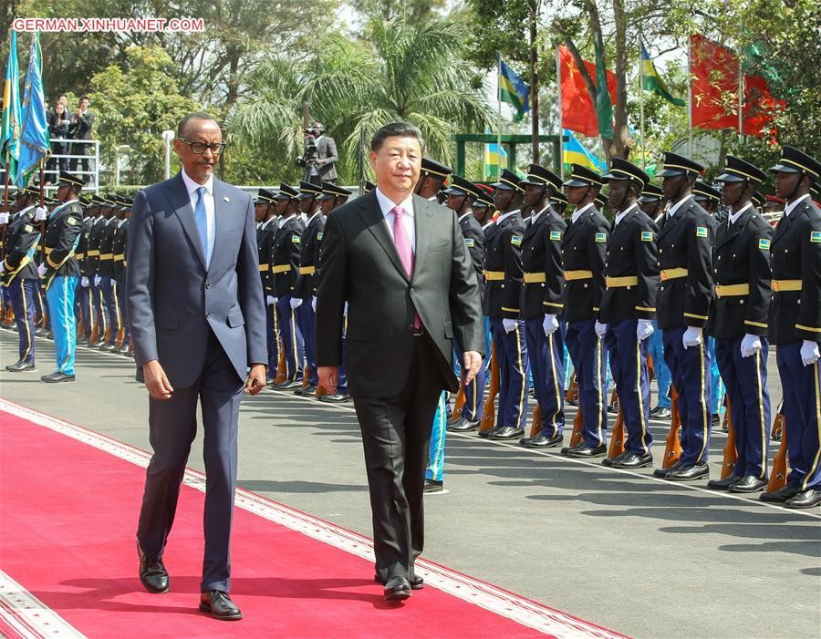 RWANDA-CHINA-XI JINPING-KAGAME-TALKS