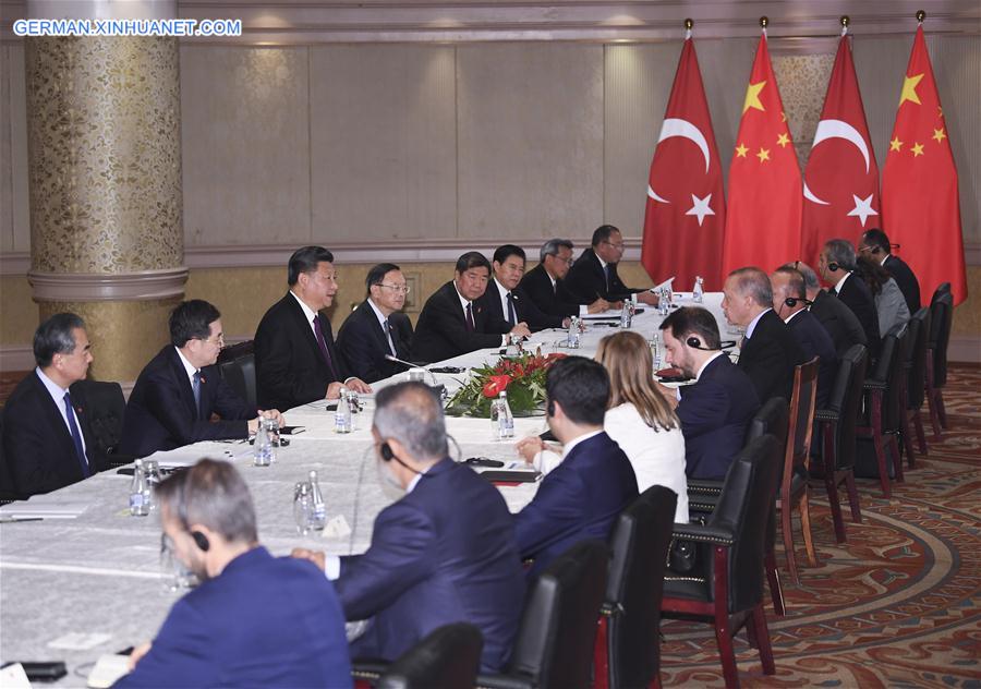 SOUTH AFRICA-JOHANNESBURG-CHINA-XI JINPING-TURKEY-ERDOGAN-MEETING