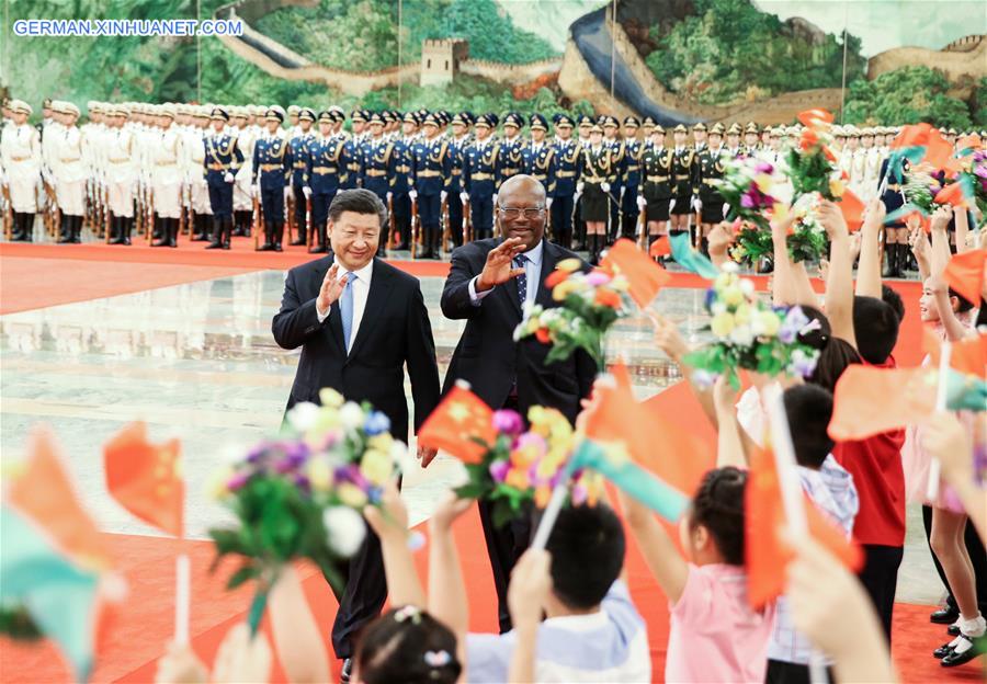 CHINA-BEIJING-XI JINPING-BURKINA FASO-PRESIDENT-TALKS (CN)