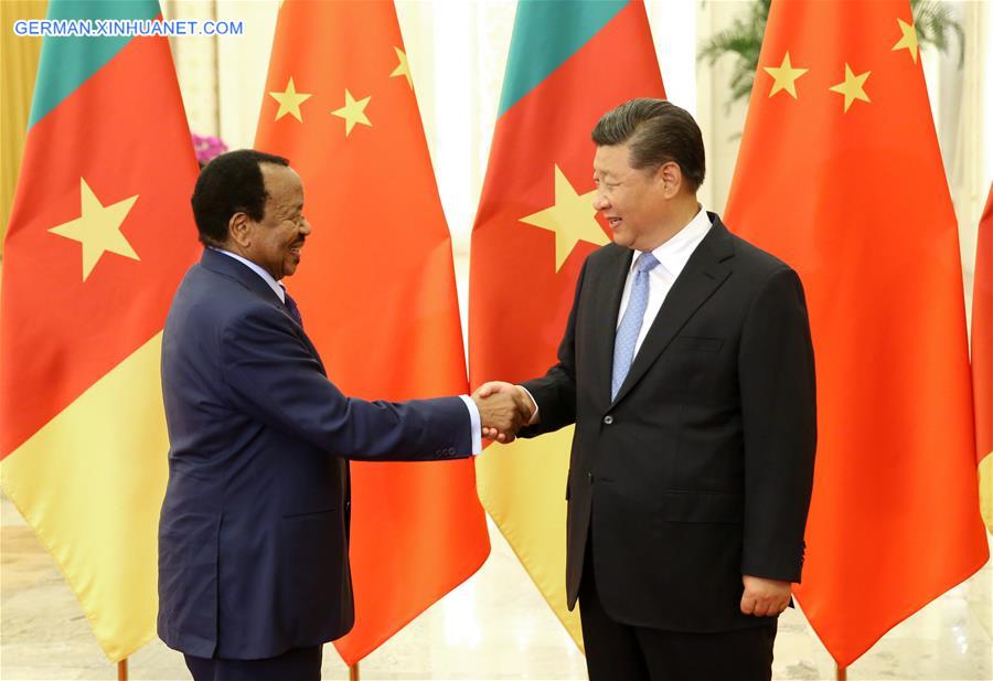CHINA-BEIJING-XI JINPING-CAMEROON-PRESIDENT-MEETING (CN)