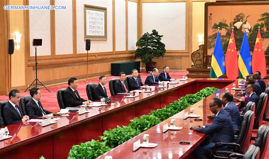 CHINA-BEIJING-XI JINPING-RWANDAN PRESIDENT-MEETING (CN)