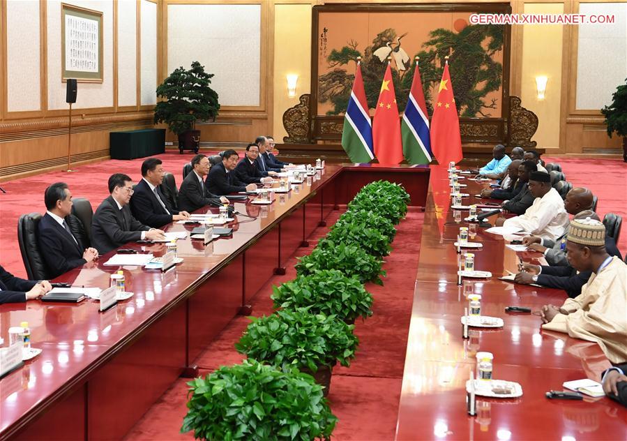 CHINA-BEIJING-XI JINPING-GAMBIA-PRESIDENT-MEETING (CN)