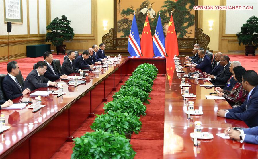 CHINA-BEIJING-XI JINPING-CAPE VERDE-PM-MEETING (CN)