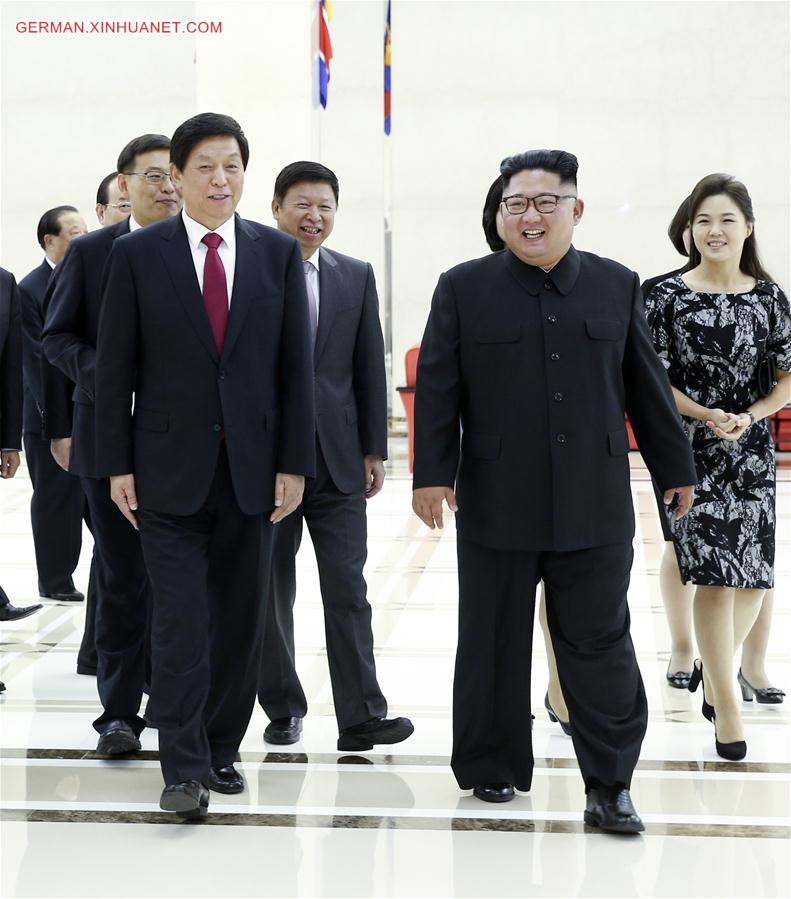 DPRK-CHINA-KIM JONG UN-LI ZHANSHU-MEETING